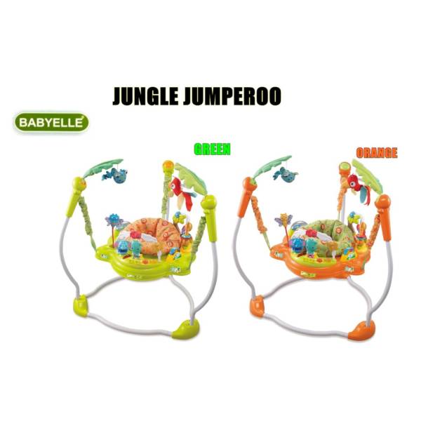 Babyelle Jungle Jumperoo – Green (DISKON KONDISI) 2 Babyelle Jungle Jumperoo – Green (DISKON KONDISI) 2
