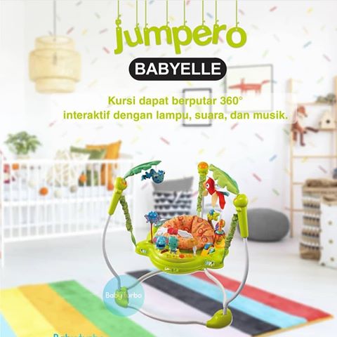 Babyelle Jungle Jumperoo – Green (DISKON KONDISI) 4 Babyelle Jungle Jumperoo – Green (DISKON KONDISI) 4