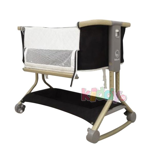 Babyelle Cloud Bedside Crib Box Bayi – Dark Grey 4 Babyelle Cloud Bedside Crib Box Bayi – Dark Grey 4