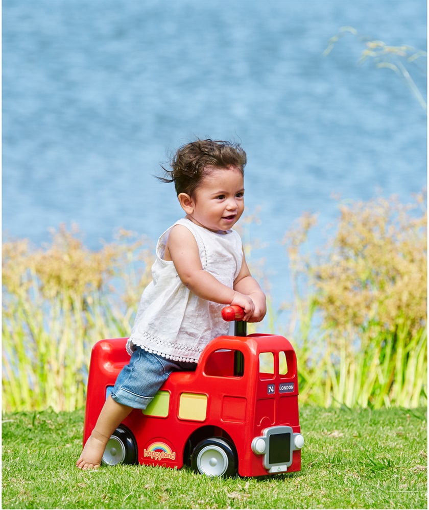 ELC Happyland Ride On Bus – Red 2 ELC Happyland Ride On Bus – Red 2