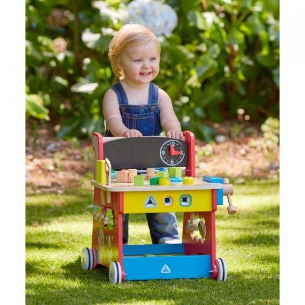 ELC Wooden Activity Workbench Walker 2 ELC Wooden Activity Workbench Walker 2