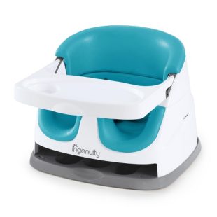 Ingenuity Baby Base 2-in-1 Booster Seat – Peacock Blue Ingenuity Baby Base 2-in-1 Booster Seat – Peacock Blue