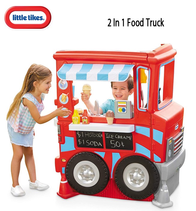 Little Tikes 2 In 1 Food Truck Kitchen Red Little Tikes 2 In 1 Food Truck Kitchen Red