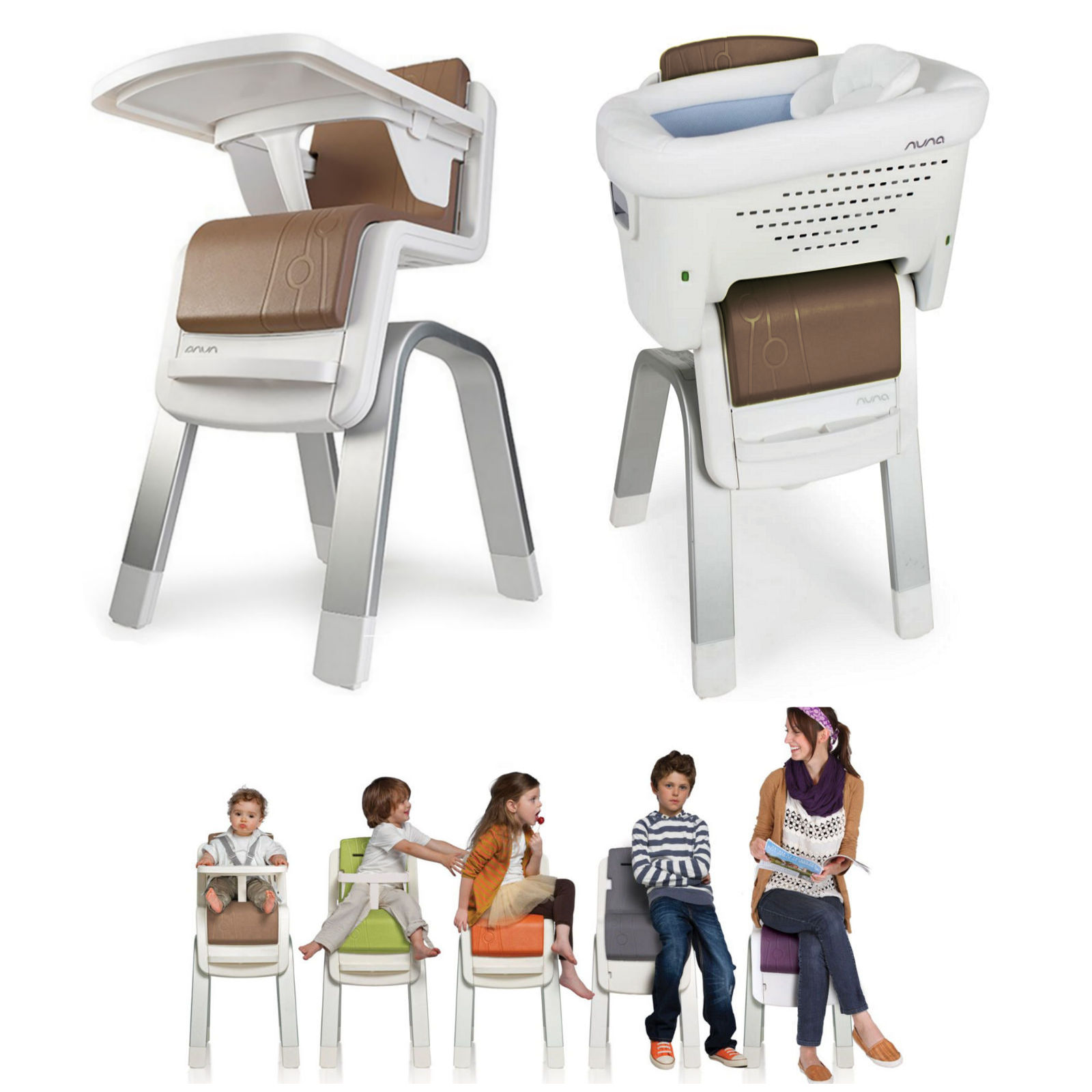 Nuna Zaaz High Chair – Scarlet 2 Nuna Zaaz High Chair – Scarlet 2