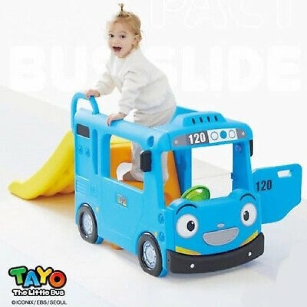 Yaya Tayo Mini Bus and Slide – Blue Yaya Tayo Mini Bus and Slide – Blue