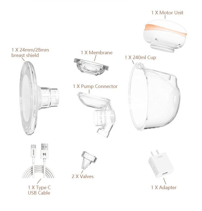 NEW UNIT Youha The Ins Gen 3 Handsfree Breastpump – 24mm 3 NEW UNIT Youha The Ins Gen 3 Handsfree Breastpump – 24mm 3