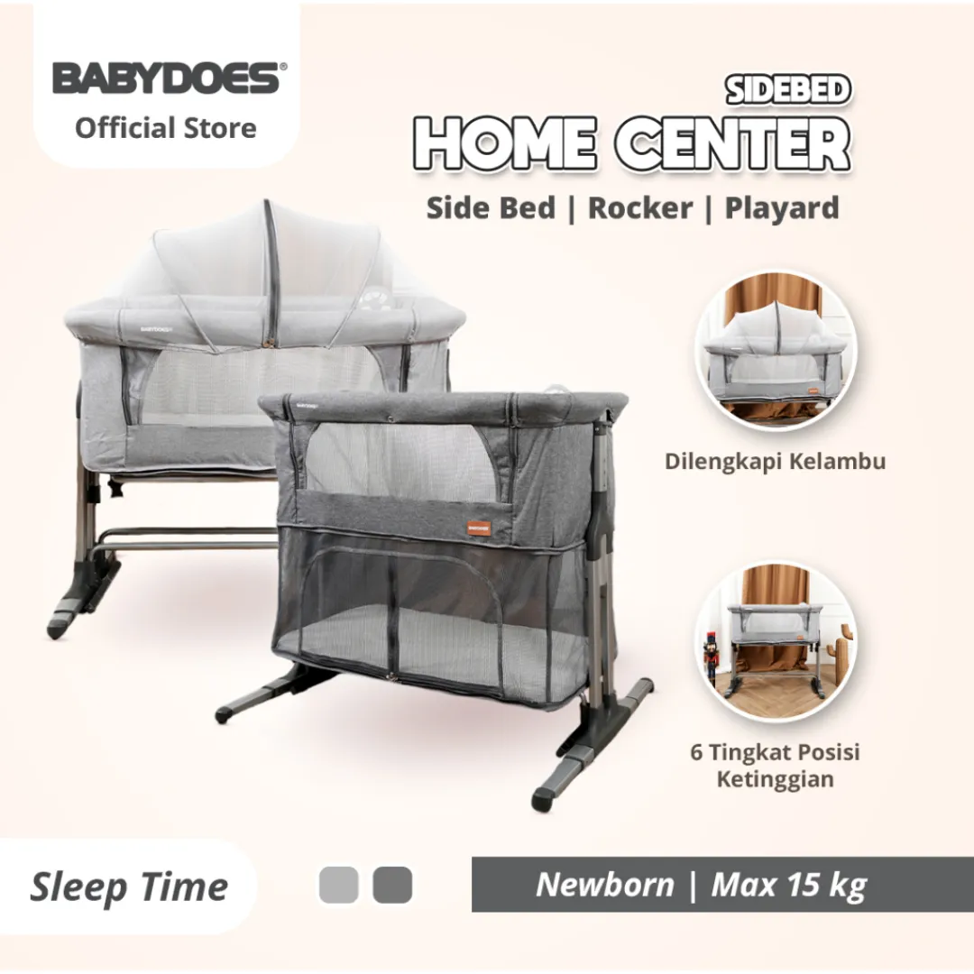 Babydoes Homecenter Bedside Baby Box – Dark Grey 5 Babydoes Homecenter Bedside Baby Box – Dark Grey 5