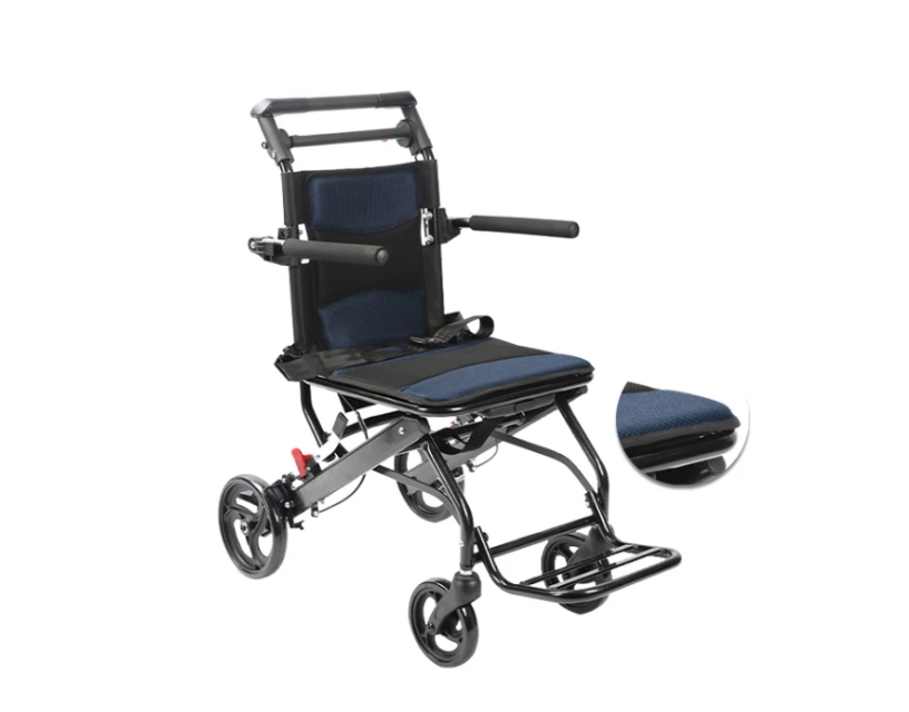 GEA Kursi Roda Travel Lipat – Navy