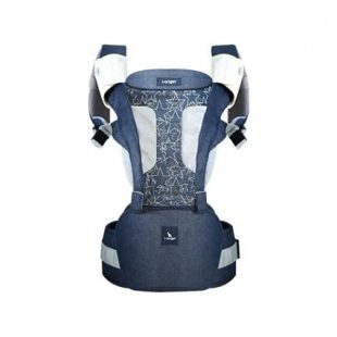 i-Angel Magic 7 Folding Hipseat Baby Carrier – Denim Star